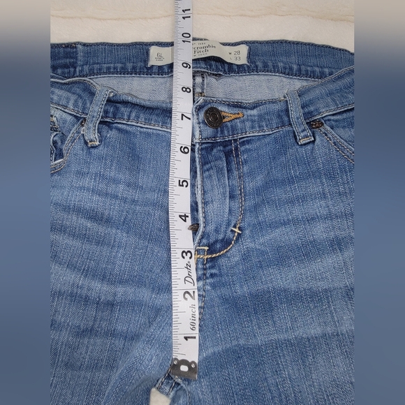 Abercrombie & Fitch Blue Skinny Jeans Premium Denim - Picture 9 of 12